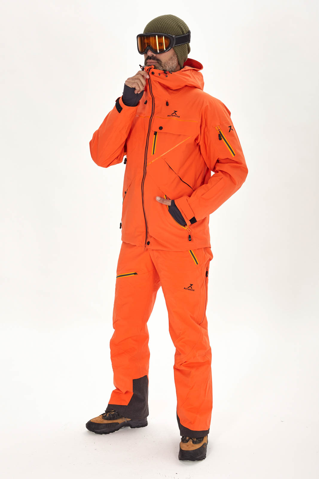 On fire men's ski pant - Reforcer, ropa de esquí de alta calidad, hecha en  Europa